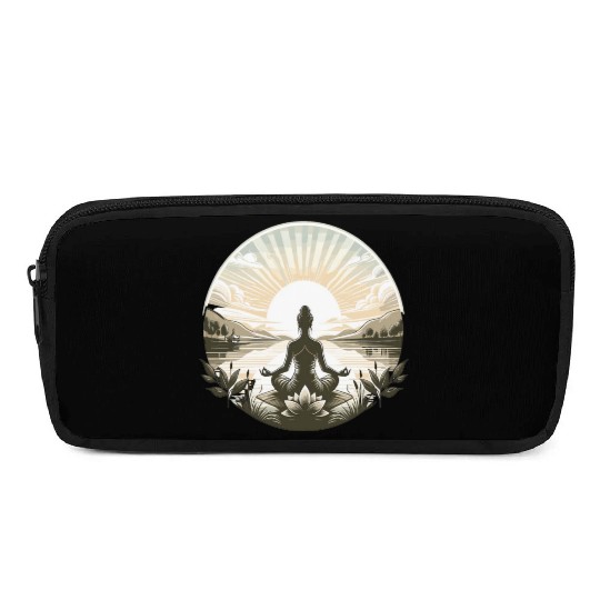 Yoga lotus design Pencil Cases