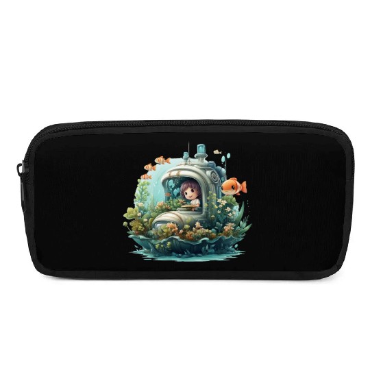 A delightful kawaii book submarine exploring Pencil Cases