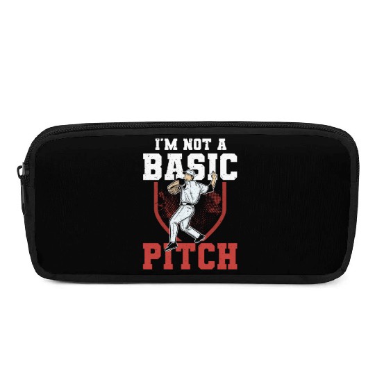 Funny Baseball Pitcher Pencil Cases