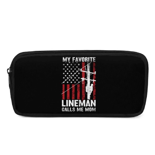 Mothers day my favorite lineman Pencil Cases