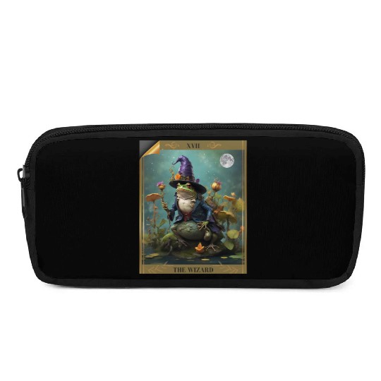 he Wizard Comfort Colors Oversized Pencil Cases, Frog Ta