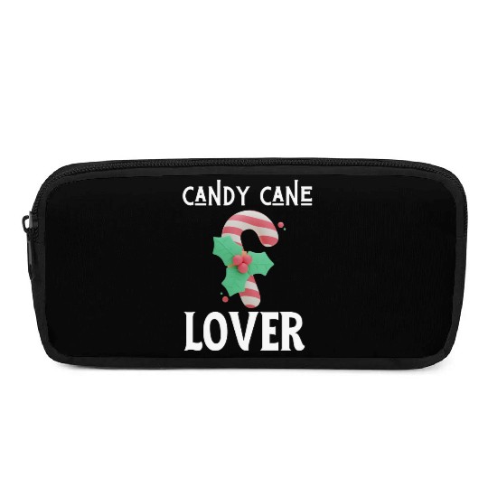 Candy Cane Lover Christmas Peppermint Candy Canes Pencil Cases