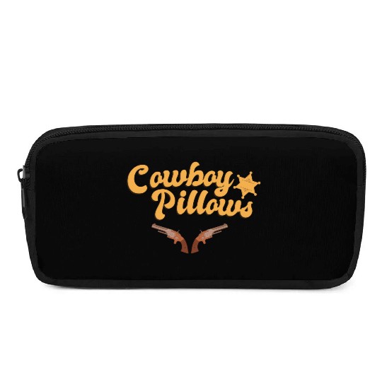 Cowboy Pillows Southern Girl Texas Lady Funny Pencil Cases