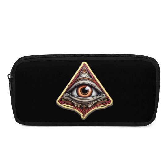 Illuminati one eye symbol of freedom world society Pencil Cases