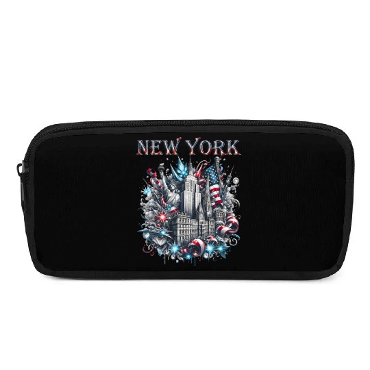 New York Christmas Spirit Pencil Cases