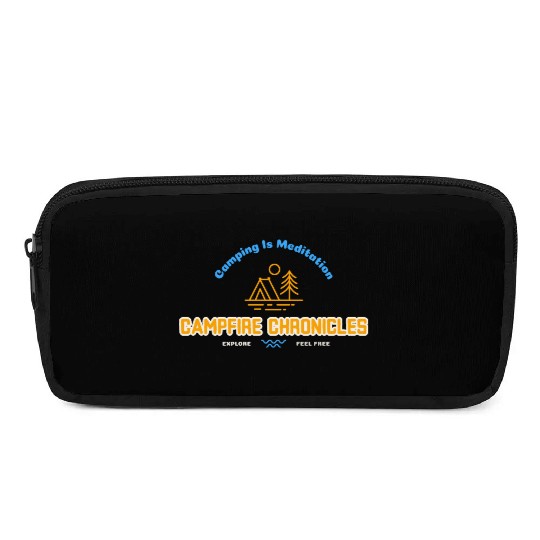 CAMPING IS MEDITATION Pencil Cases