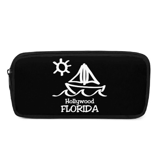 Hollywood Florida Sailboat Souvenirs Gifts Pencil Cases