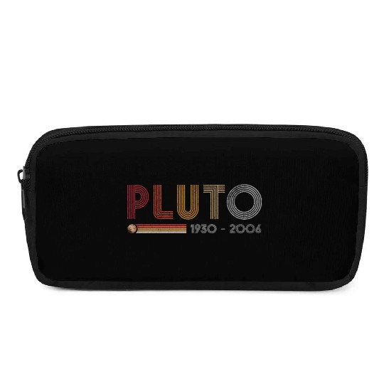 Pluto Never Forget Science and Astronomy Retro Pencil Cases