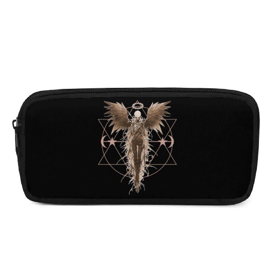 Angel Skeleton Geometric Witchcraft Ethereal Gothi Pencil Cases