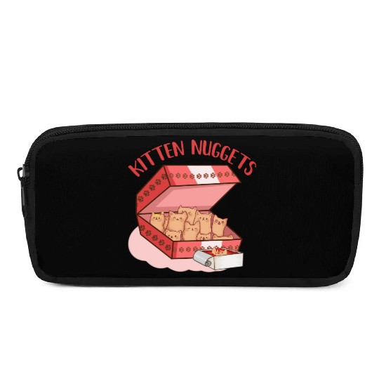 Funny Kittens as Chicken Nuggets, Cat Lover Pencil Cases