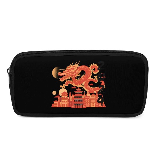 Year Of The Dragon Pencil Cases | chinese lanterns