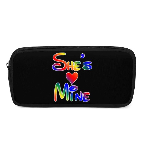 LGBT Pride I'm Her She's Mine Lesbian Couple Love Pencil Cases