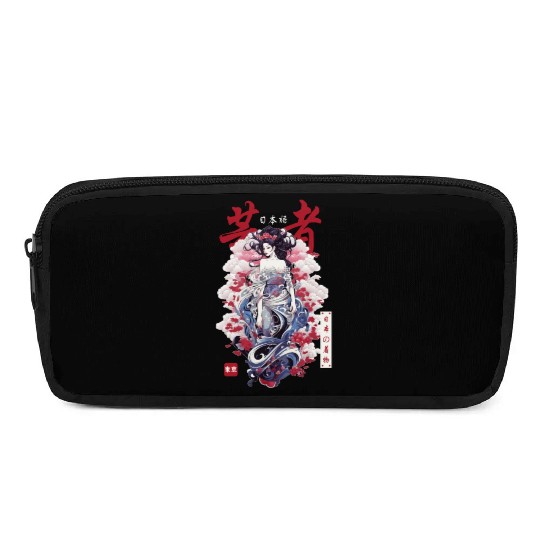 Japanese Streetwear Geisha Japan Kimono Girl Haraj Pencil Cases