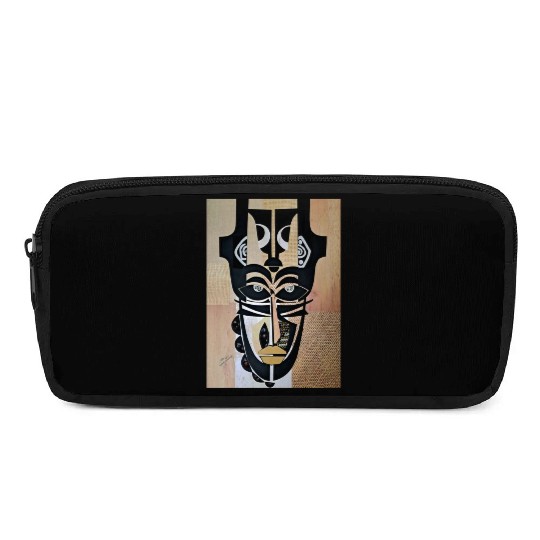 African Mask, Ethnic artwork, Tribal artistry Pencil Cases