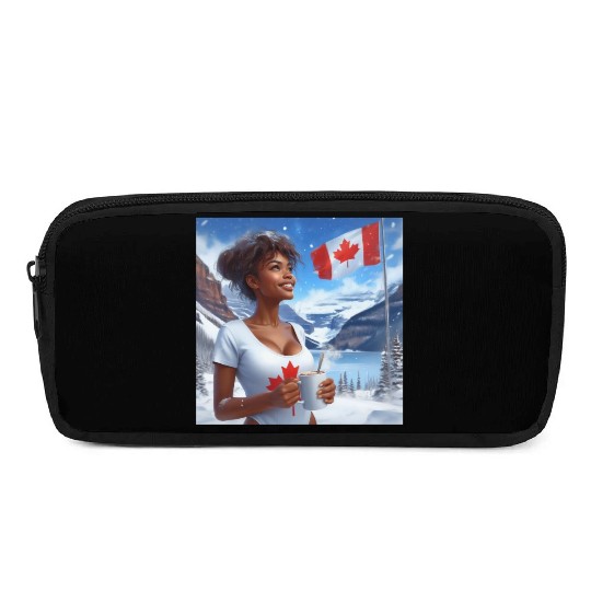 Canadian Winter Snow in Banff Canada Pencil Cases