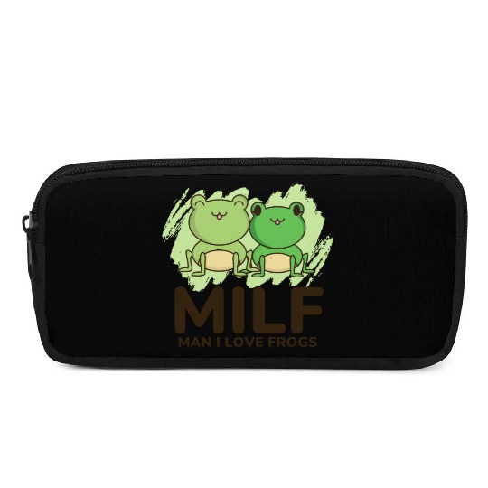 Milf, man I love frogs Pencil Cases