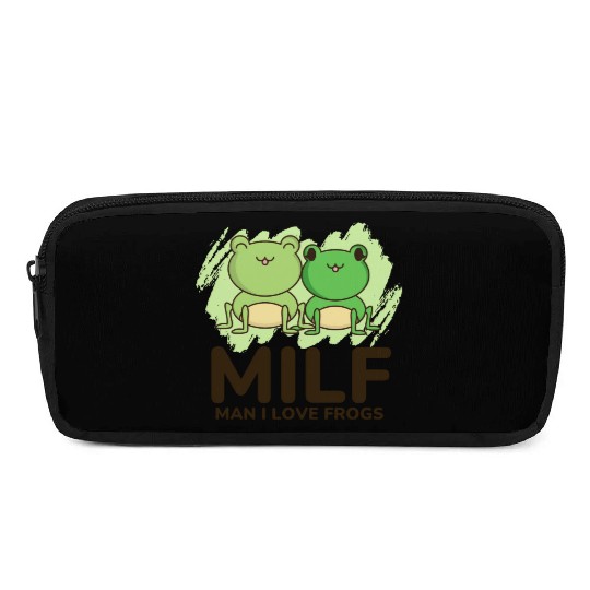 Milf, man I love frogs Pencil Cases