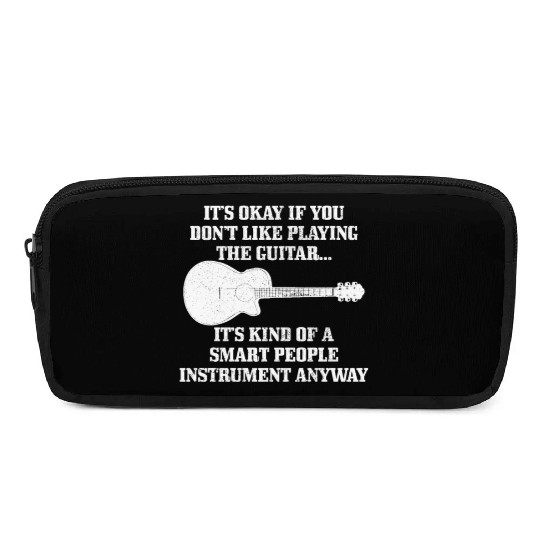 Guitar Player Gift Vintage Guitarist Pencil Cases