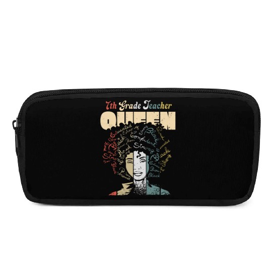 7th Grade Teacher Black History Month Pencil Cases