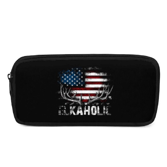 Elk Hunting Elkaholic Hunters Pencil Cases