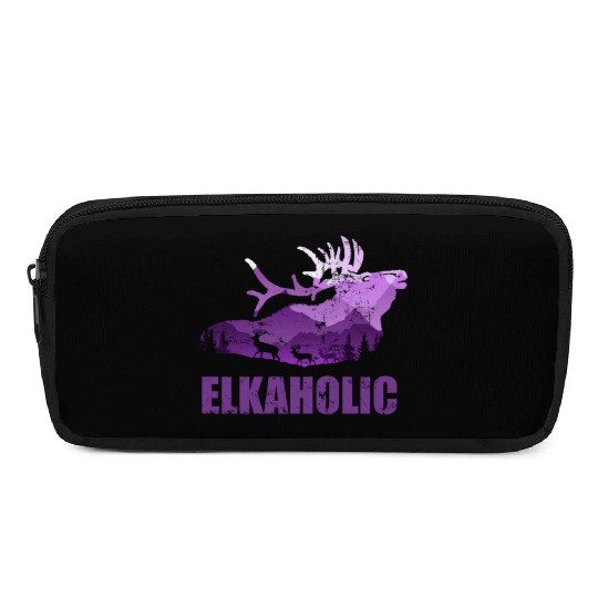 Elk Hunting Elkaholic Hunters Pencil Cases