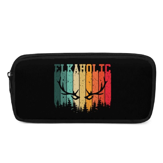 Elk Hunting Elkaholic Hunters Pencil Cases