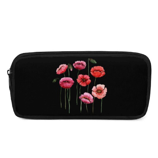 Poppies, spring bloomers, summer, flower, vintage. Pencil Cases
