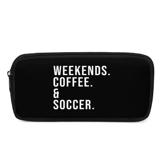 Weekends Coffee Soccer Mother'S Day Soccer Mom Pencil Cases