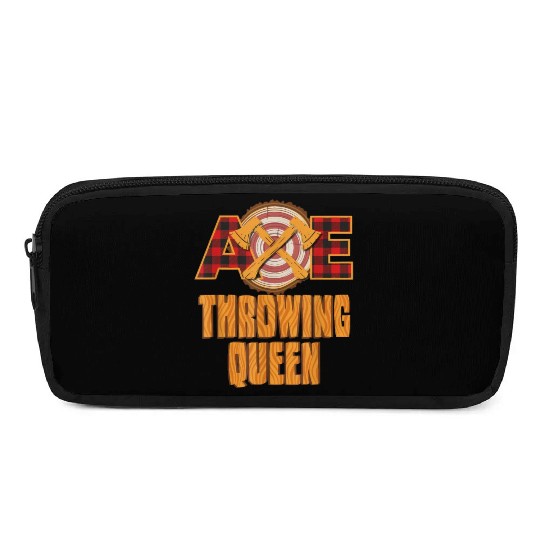 Axe Throwing Queen Gift For Her Pencil Cases