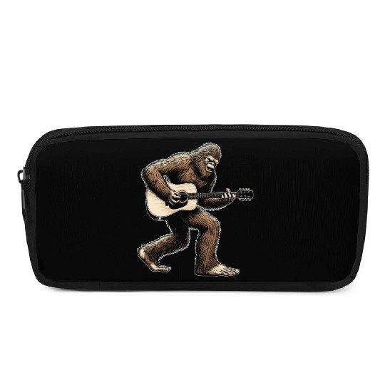 Bigfoot playing classic guitar guitarist Pencil Cases