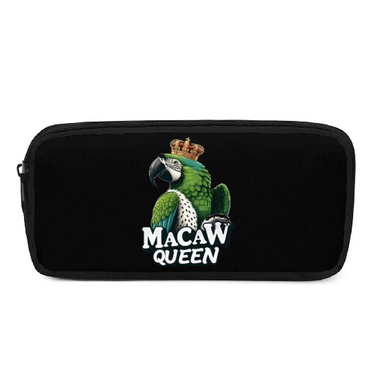 Green Macaw Ornithologist Macaw Queen Pencil Cases