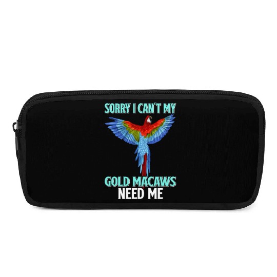 Gold Macaw Ornithologist Enthusiast Gift Pencil Cases