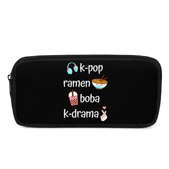 Kawaii K-Pop Ra Boba Bubble Tea K-Drama Pencil Cases