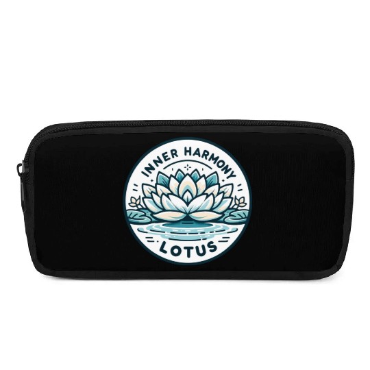 Inner Harmony Lotus - Serene Water & Flower Design Pencil Cases