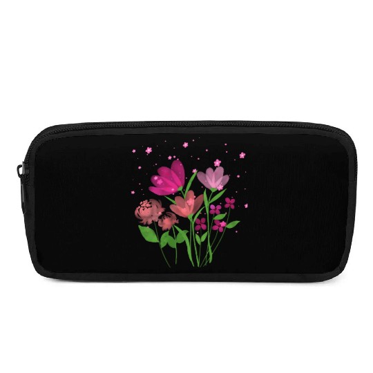 Pink Cosmos flowers Pencil Cases
