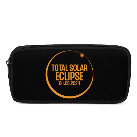 Total Eclipse Map Path of Totality Lover April 8, Pencil Cases