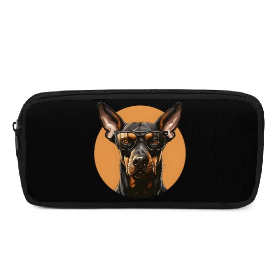 Doberman natural ears Pencil Cases