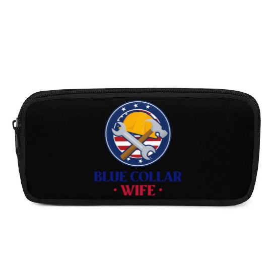Blue Collar Wife Pencil Cases