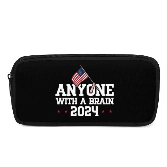 2024 Brain Vote Democracy Anti-Trump Pencil Cases
