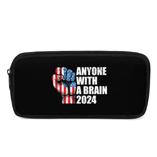 2024 Brain Vote Democracy Anti-Trump Pencil Cases
