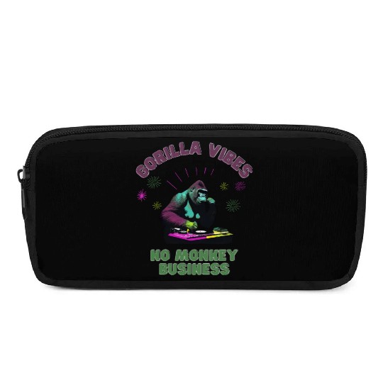 Gorilla Vibes no Monkey Business Gorillas Pencil Cases