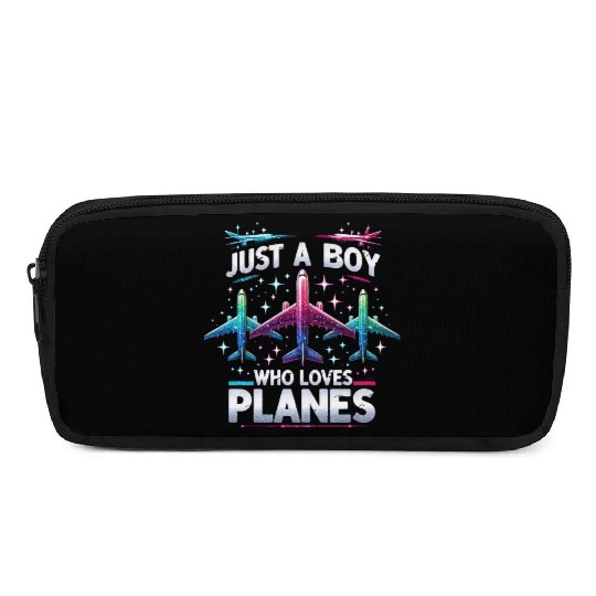 Just A Boy Who Loves Planes Pencil Cases