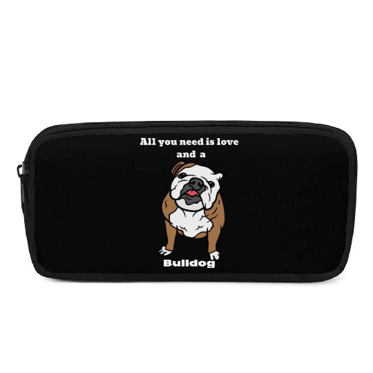 Bull dog Lover, Bull Dog Mom, Bull Dog Dad Pencil Cases