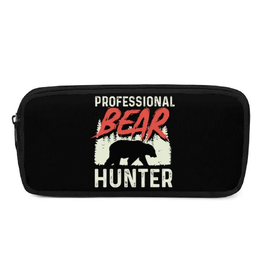 Professional Bear Hunter Hunter Gift Pencil Cases
