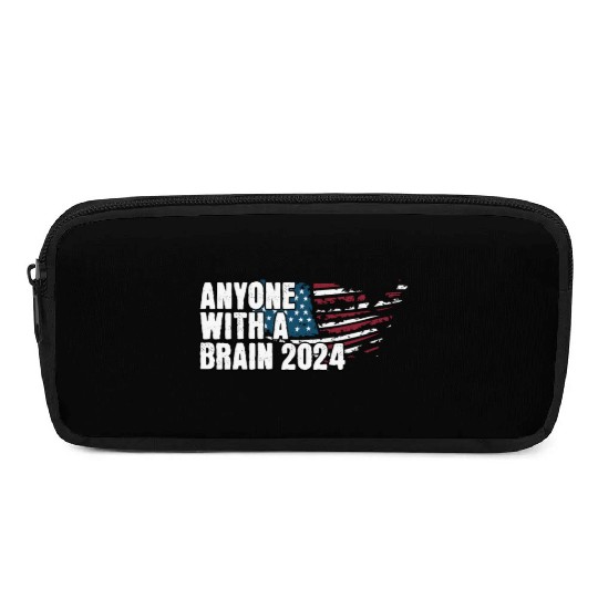 2024 Brain Vote Democracy Anti-Trump Pencil Cases