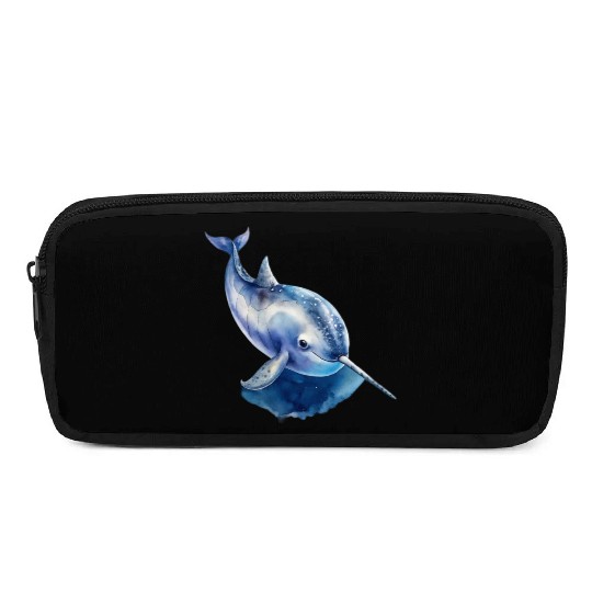 Narwhal Whale Pencil Cases