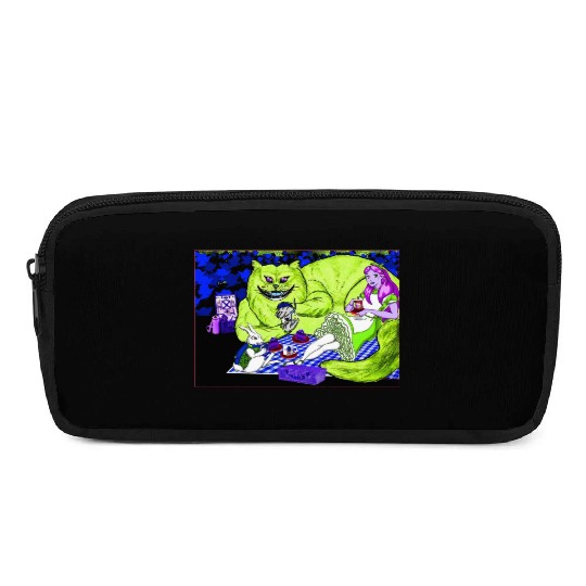 Alice in Picnic land Black (Light Version) Pencil Cases