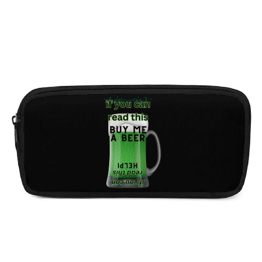St. Patrick's Day - Beer upside down Pencil Cases