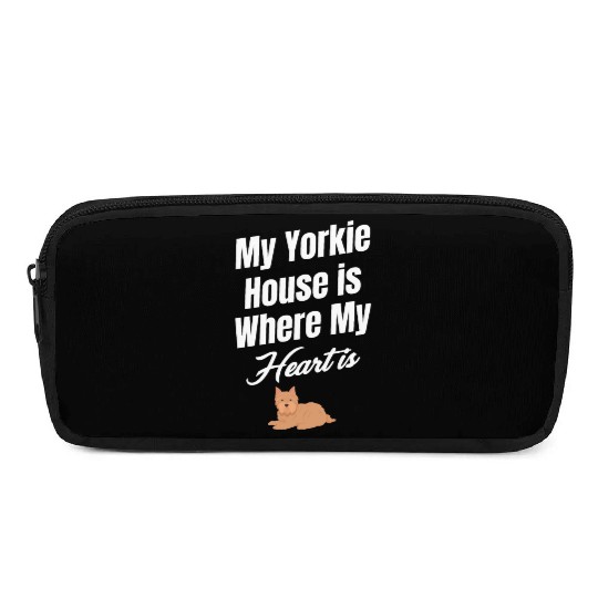 My Yorkie House Is Where My Heart Is Weimaraner Pencil Cases