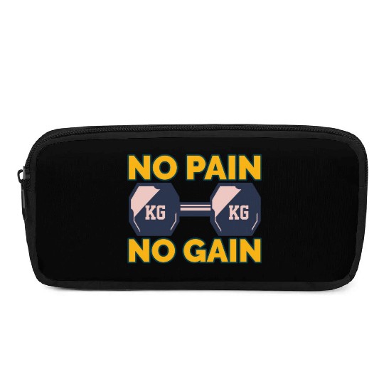 No Pain No Gain Pencil Cases